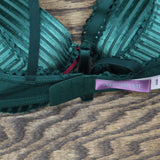 Adore Me Evie Women's Push Up Plunge Bra 61-85CE-911BDF0D24FD Green 36B