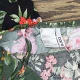 Bar III Womens Floral-Print Tiered Cover Up Dress MBTH25834 Multi Black S