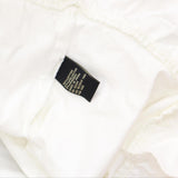 DG2 Womens Ruffle-Hem Stretch Denim Jean Jacket 714975 White 1X