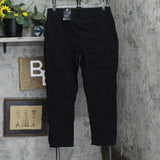 Jm Collection Womens Diamonte Tab Pull-On Pants 100109868MS Black L