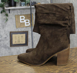 Universal Thread Womens Faux Suede Junie Tall Boots 90975015 Brown 11M