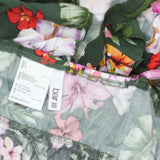 Bar III Womens Floral-Print Tiered Cover Up Dress MBTH25834 Multi Black XL