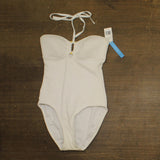Bleu Rod Beattie Pucker Up Bandeau One-Piece Swimsuit RBPU25704 White 8