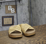 Earth Womens Flurry Flat Sandal ETFLURRY2 Medium Brown 9M