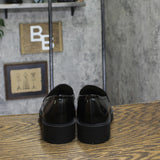Nine West Womens Maibel 3 Slip On Platform Loafers WNMAIBEL3 Black Patent 8M