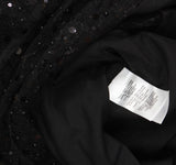 Halston Womens Sequined Embellished Jumpsuit HD4I1AUL Black 16