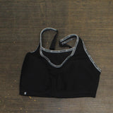 Glamorise Womens No-Bounce Camisole Sports Wirefree Bra 1066 1066 Black 36DD