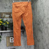 Charter Club Womens Lexington Straight Leg Pants Burnt Orange 10
