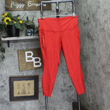 All In Motion Womens Effortless Support High-Rise 7/8 Leggings 90609705 Red 2XL