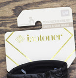 Isotoner Signature Womens Leather Gloves Stretch 557M1 Black S/M