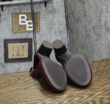 Style & Co. Womens Alinaa Two-Piece Dress Sandals Berry Microsuede Purple 8M