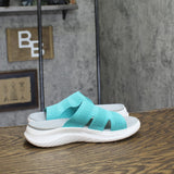 Easy Spirit Womens Deion Round Lightweight Sandals SEDEION2-H Turquoise Blue 6M