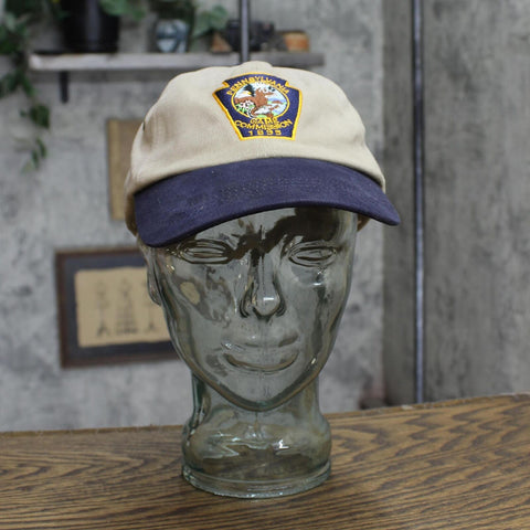 \Mens Vintage PA Game Commission Pennsylvania Baseball Hat Brown / Blue OS