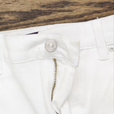 Gloria Vanderbilt Womens Classic Amanda High Rise Tapered Jean Crystal White 8