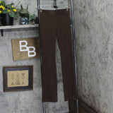 Wild Fable Womens High-Waisted Ribbed Flare Leggings 90903157 Dark Brown XS