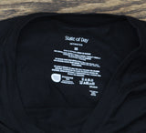 State Of Day Womens Fluid Knit Pajama Shirt Top 100189787MS Deep Black XS