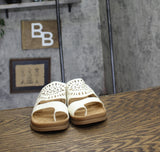 Baretraps Womens Flora Slide Slip On Sandals BT31203 White 6M