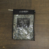 J. Queen New York Rod Pocket Valance Glacier Blue Multi Window Ascot Valance