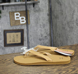 Shade & Shore Womens Nona Thong Sandals 89255448 Tan Brown 10M