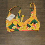 Body Glove May Bikini Top Swimsuit with Front Bow Detail Fresh Squeeze Orange L