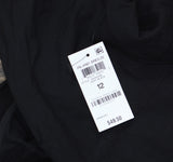 Bar III Womens Ruffled-Sleeve Crop Top Deep Black 12