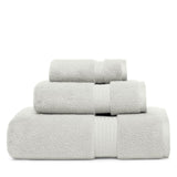 Hudson Park Luxe Turkish Cotton Hand Towel HPTURFHWHI Whisper Gray 20x30