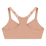 Glamorise Plus Size Front-Closure Smoothing Wonderwire Bra Cappuccino Brown 34C