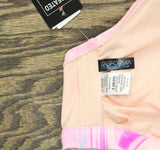 Salt + Cove Womens Plus Size Tie-Dyed Bikini Top CWP22158T Wave Pink Multi 2X