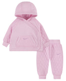 Nike Baby Girls Quilted Jogger Pants Pink 6 Month