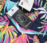 Original Use Mens 7" Parrotdise Swim Trunks 89566957 Navy Blue S