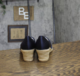 Easy Street Womens Jasper Wedge Sandal JASPR Navy Thai Silk Blue 8WW