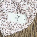 Jenni Womens Plus Size Super Soft Printed Pajama Shorts Leopard Multi 2X