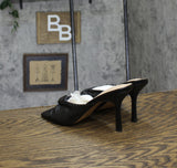 Journee Collection Womens Comfort Foam Greer Sandals Heels Black 9.5M