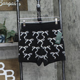 Wild Fable Womens Mid-Rise Holiday Sweater Hot Shorts 91700293 Black XS