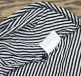 Bcx Juniors Sleeveless Striped Peplum Top 1004D49 Navy / White Stripe M