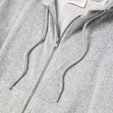 Universal Thread Womens Leisure Studio Velour Hoodie Sweatshirt 92090310 Gray L