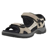 Ecco Adjustable Strappy Sandals Ice White / Black Multi US 5M-5.5M (EUR 36)