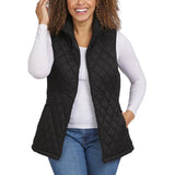 Lands' End Womens 3 in 1 Systems Jacket with Vest 1791640 Black XL