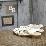 Universal Thread Womens Winnie Studded Fisherman Sandals White / Gold 6M