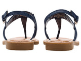 Tommy Hilfiger Womens Cruman Emblem Sandals TWCRUMAN Dark Blue 6.5M