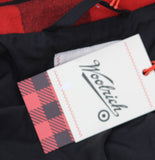 Woolrich X TGT Buffalo Check Flannel Melton Jacket 94611610 Black / Red S