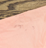 Karen Scott Hi-Low V-Neck Ribbed Long Sleeve Top 100135720MS Coral Ice Pink L