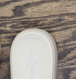 Clarks Drift Twist Wedge Slide Sandals 26181604 Cream Off White 8W