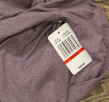 32 Degrees Womens Cozy Heat Mock-Neck Long-Sleeve Top Heather Fig Purple XS