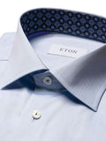 Eton Contemporary Fit Dress Shirt 100003706-21 Light Blue 17 43