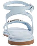 DKNY Womens Bacliff Ankle Strap Flats Celeste Blue 11M