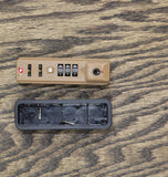 London Fog Replacement TSA007 Lock from Regent Hardside Suitcase Brown One Size