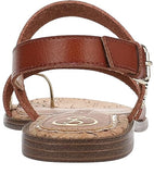 Sam & Libby Womens Strappy Perris Flat Sandal J5247S1200 Amber Brown 6.5M