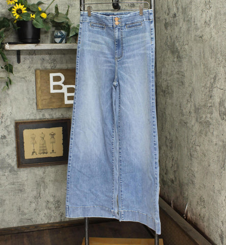 LC Lauren Conrad Womens Wide Leg Denim Jeans 16606470dcbed8 Light Blue 8