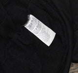 Denim & Co. Regular Brushed Back French Terry Button Up Tunic Jacket Black XS